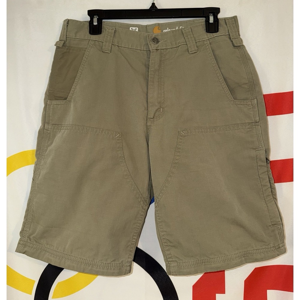 Carhartt Flex Double Knee Shorts Mens 32 Green